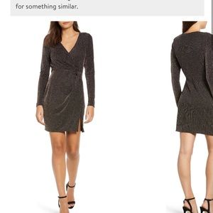 Metallic Sheath Dress by Row A